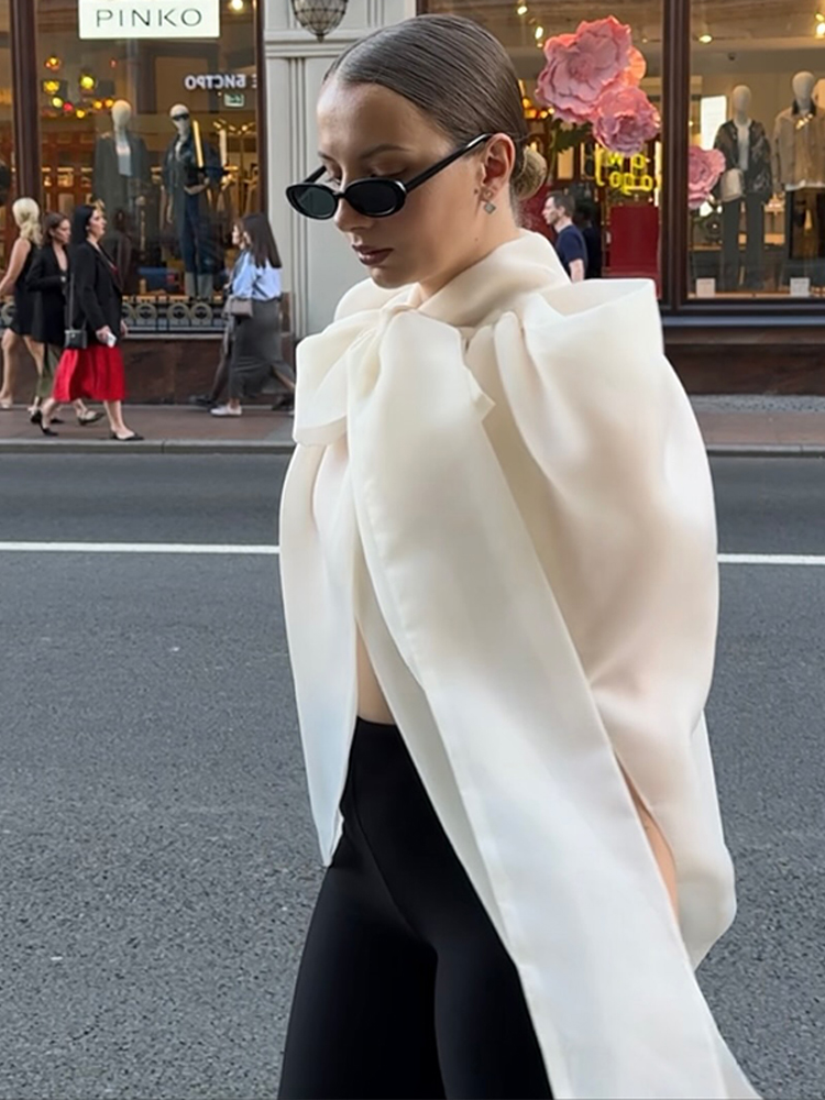 Street Fashion Vest - Fashion Women Top Sleeveless Bow High