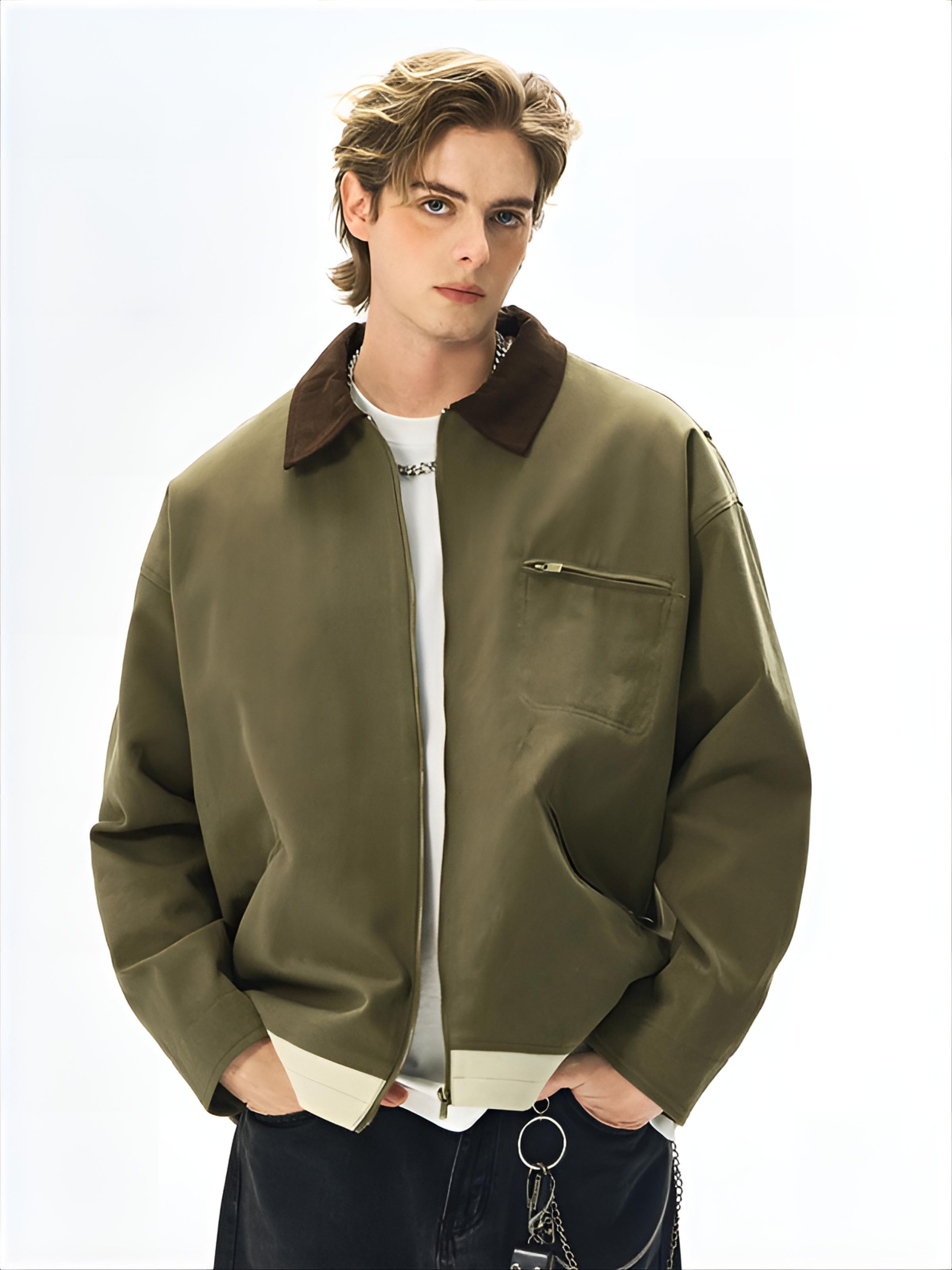 Street Fashion Culture - Mens Jacket Man Fashion Coats Silver