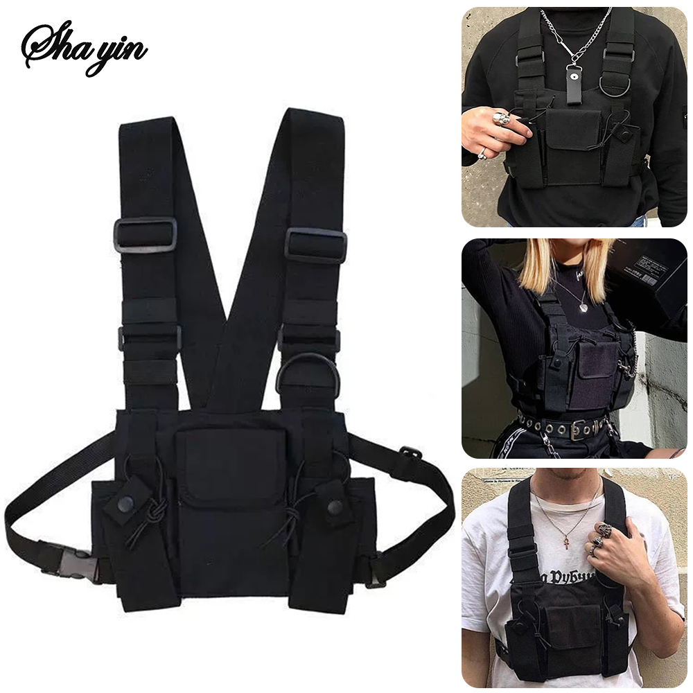 Street Fashion Vest - Functional Tactical Chest Bag For Woman