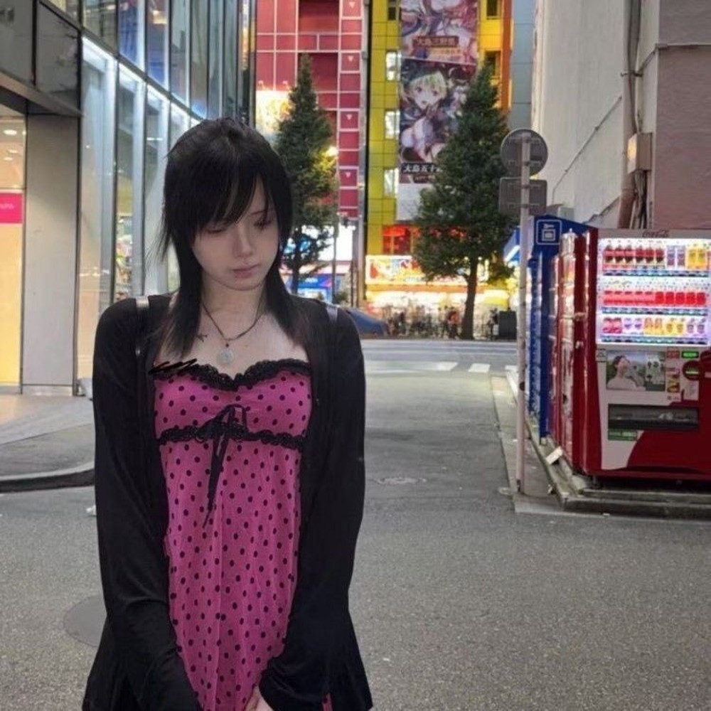 Street Fashion Vest - Japanese Sweet 2 Piece Set Women