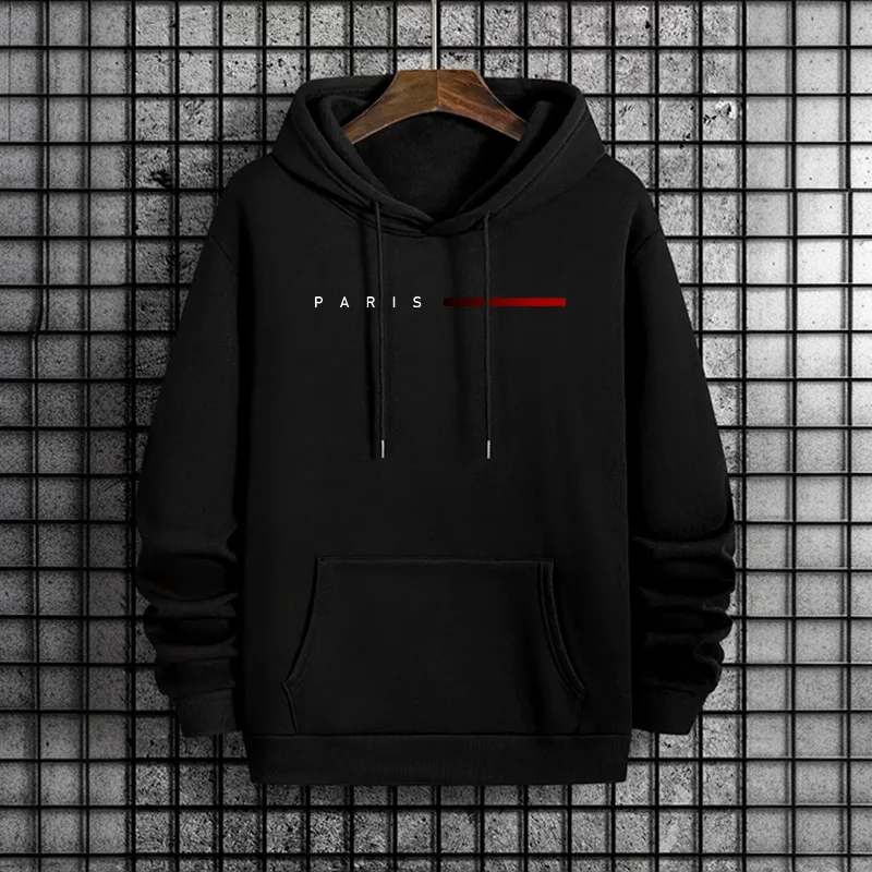 Street Fashion Paris 2025 - Trendy Mens Hooded Sweatshirt 2025 Urban