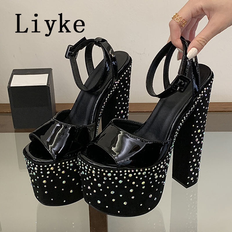 Liyke Fashion Crystal Rhinesto - огляд і ціна Street Fashion Shoes