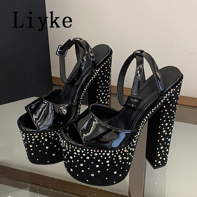 Liyke Fashion Crystal Rhinesto - огляд і ціна Street Fashion Shoes