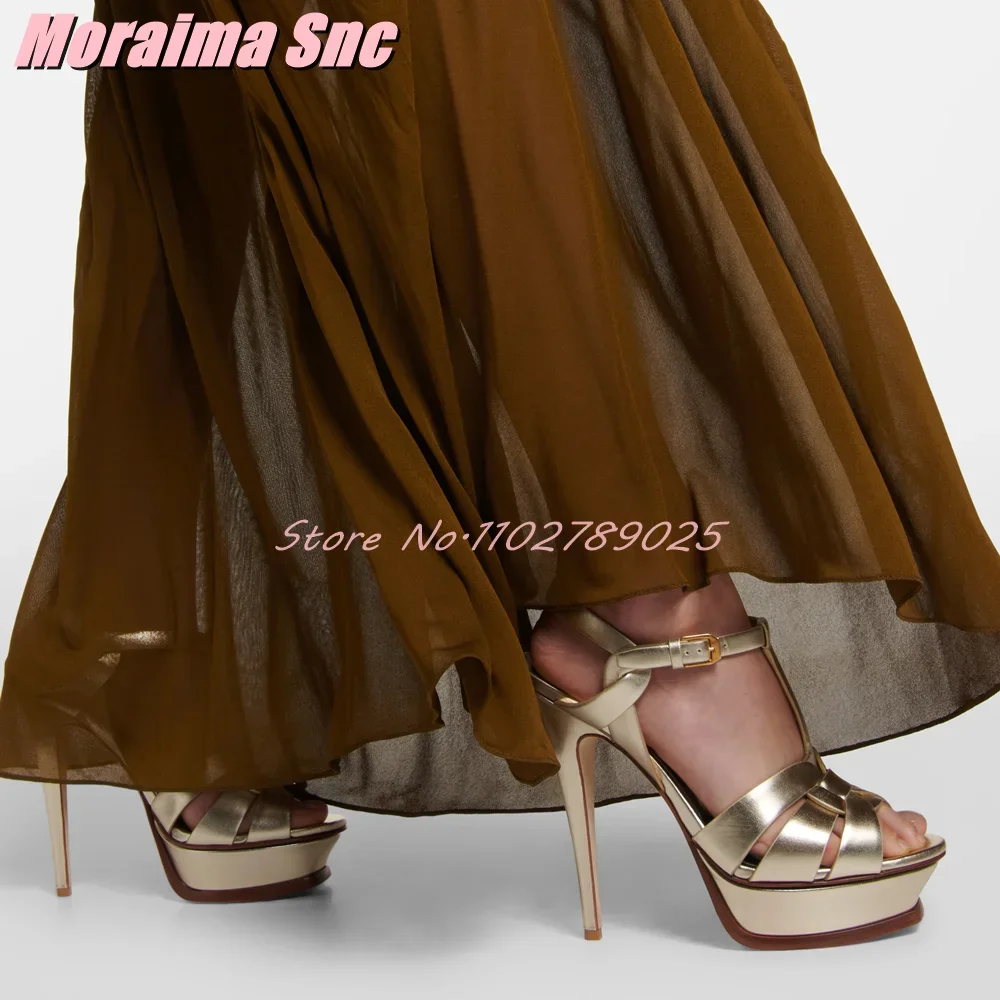 Platform Waeve T-strap Square  - огляд і ціна Street Fashion Shoes