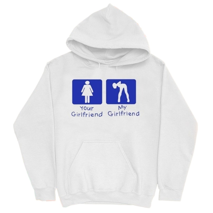 Your Girl Vs My Girl Hoodie Fa - огляд і ціна Street Fashion Vs Streetwear