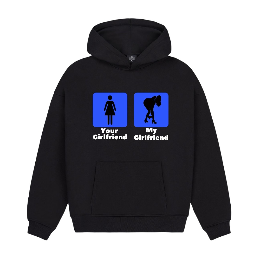 Your Girl Vs My Girl Hoodie Fa - огляд і ціна Street Fashion Vs Streetwear