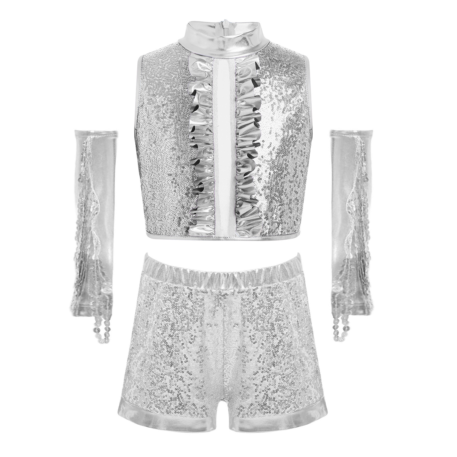 Kids Sparkling Metallic Sequin - огляд і ціна Street Fashion Vest