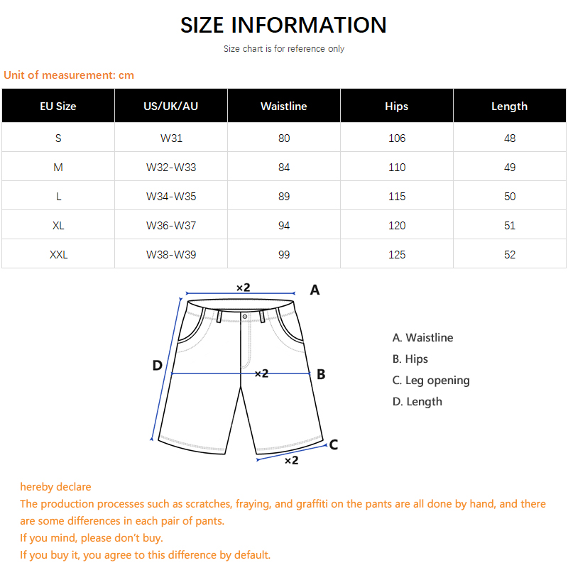 Hip-Hop Streetwear Men's Denim - огляд і ціна Street Fashion Jeans