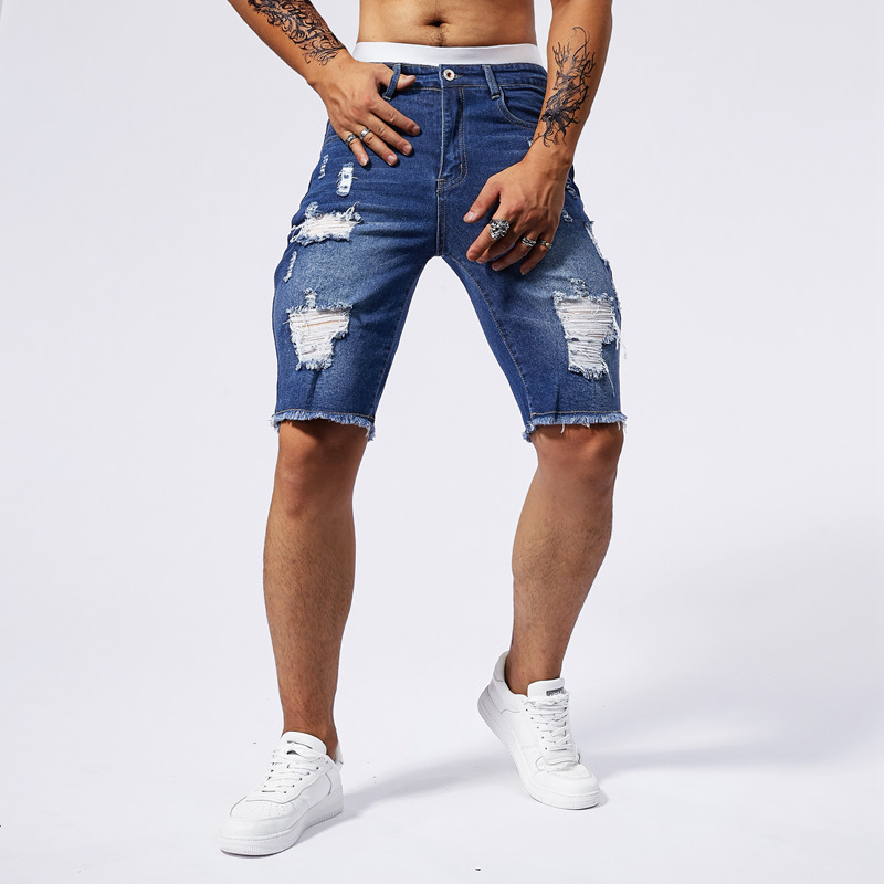 2025 Summer New Men's Ripped D - огляд і ціна Street Fashion Jeans