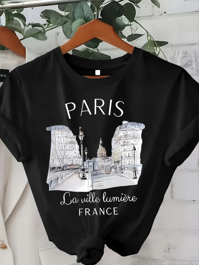 Y2k T Shirt Paris Women Print  - огляд і ціна Street Fashion Paris 2025