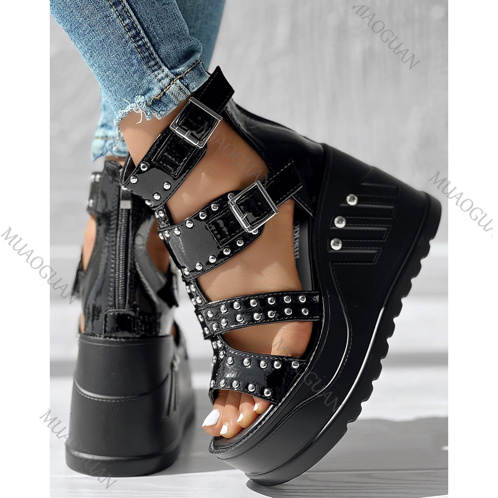 Fashion Women Peep Toe Black S - огляд і ціна Street Fashion Shoes