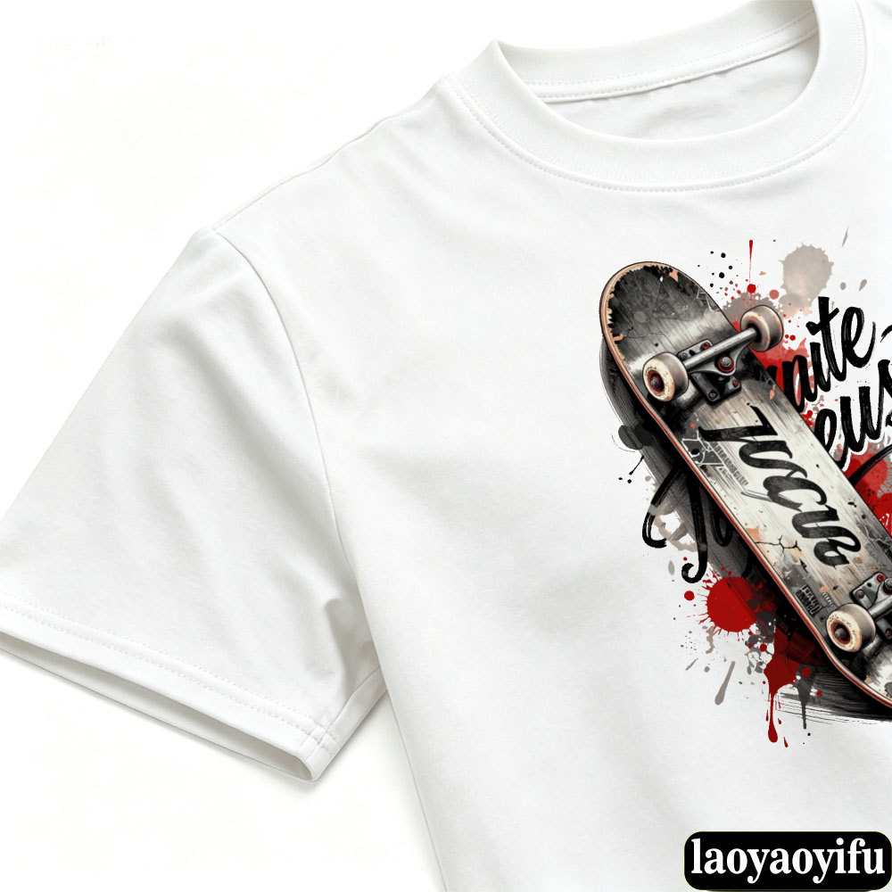 Skateboard Red Splatter Letter - огляд і ціна Street Fashion Culture