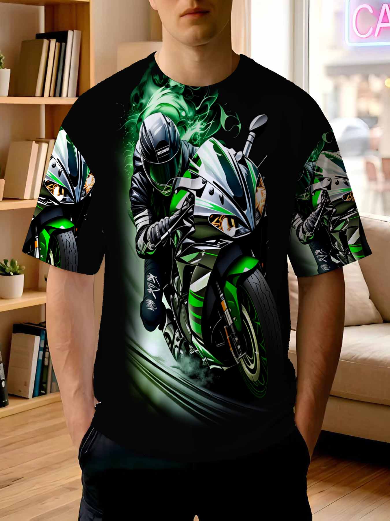 2026 new printed T-shirt  Men' - огляд і ціна Street Fashion Culture