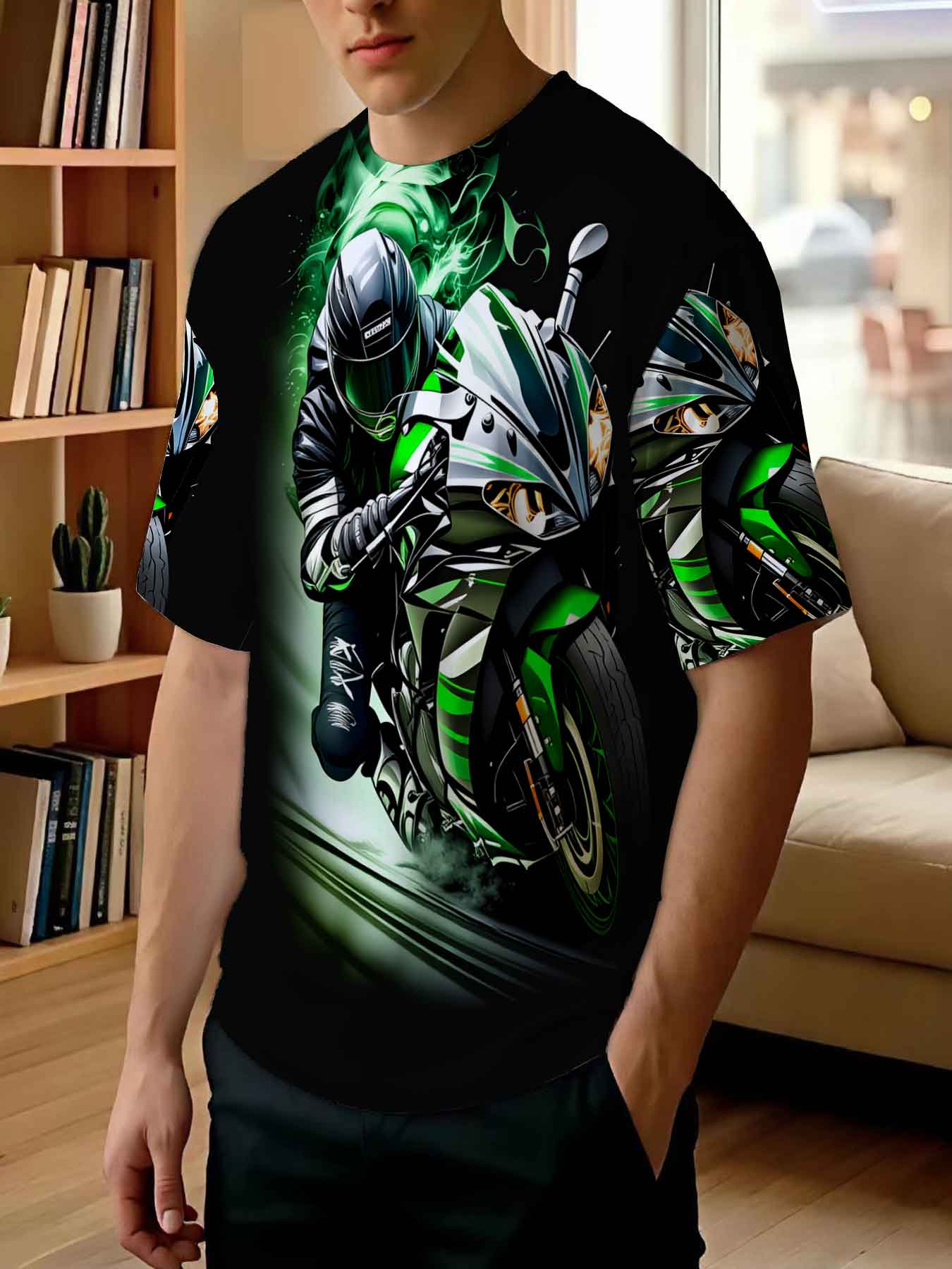 2026 new printed T-shirt  Men' - огляд і ціна Street Fashion Culture