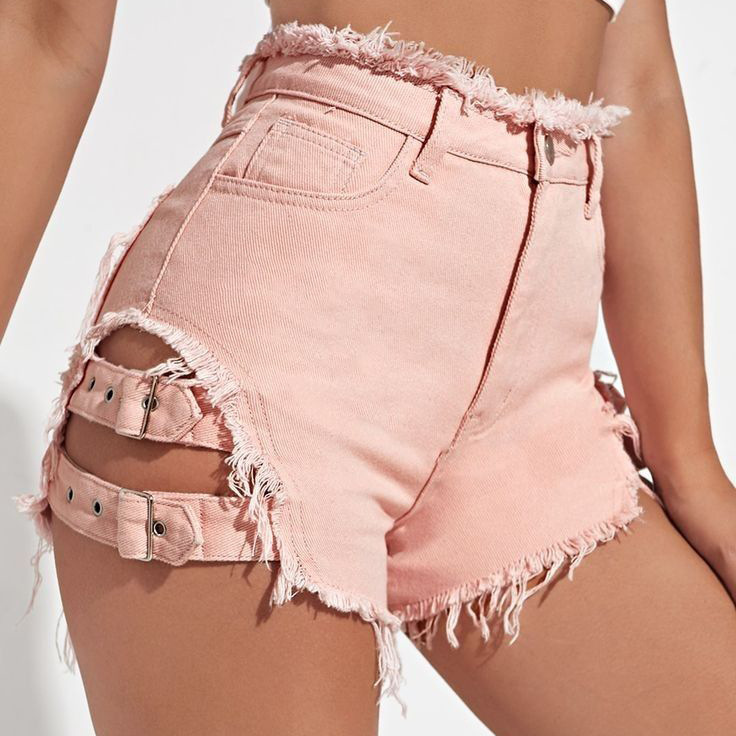Women High Waist Denim Shorts  - огляд і ціна Street Fashion Jeans