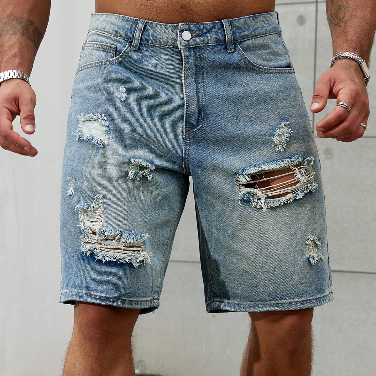 New Fashion Mens Ripped Short  - огляд і ціна Street Fashion Jeans