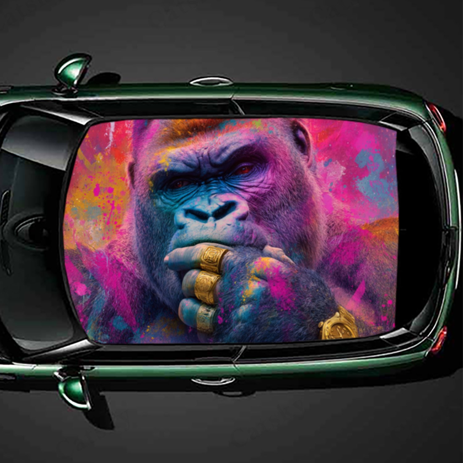 Fashionable Street Art Chimp M - огляд і ціна Street Fashion Pose
