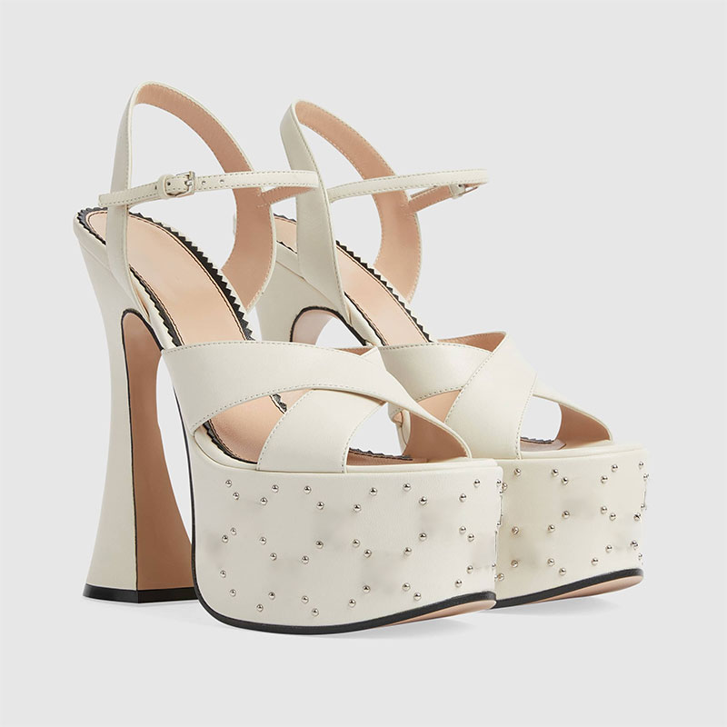 Fashionable White Black Buckle - огляд і ціна Street Fashion Shoes
