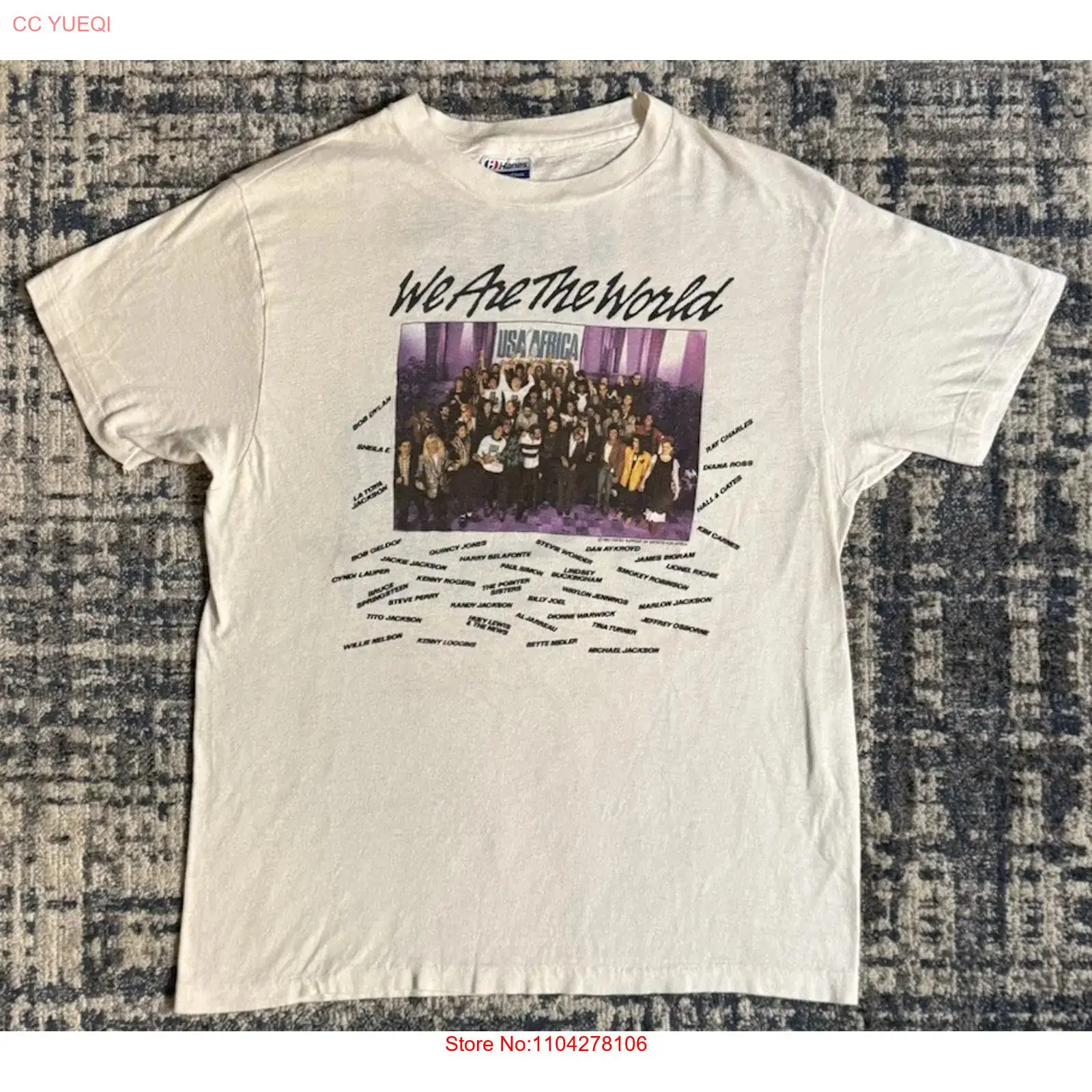 Vintage 1985 We Are The World  - огляд і ціна Street Fashion Usa
