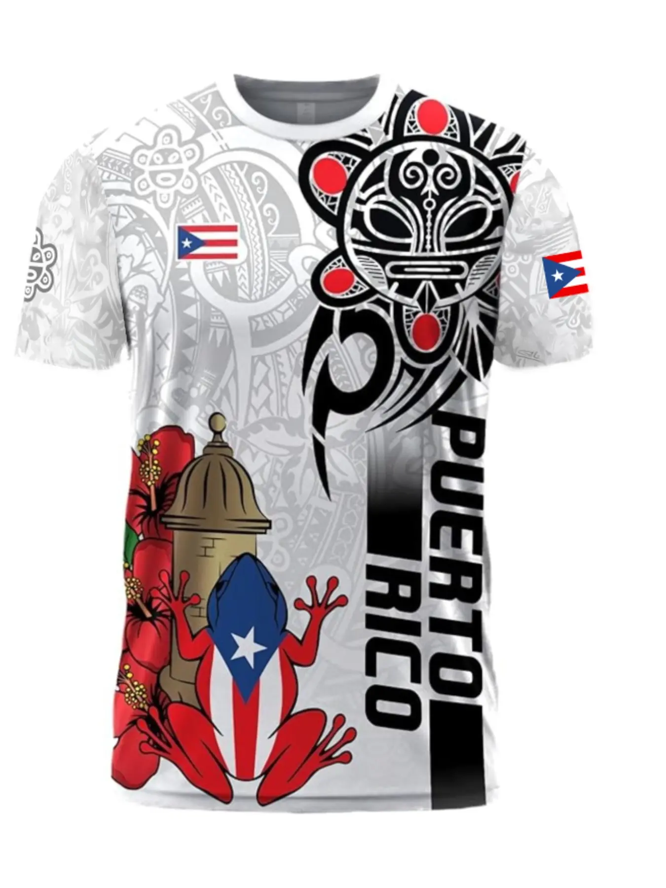 Men's Puerto Rican Pattern T-S - огляд і ціна Street Fashion Culture