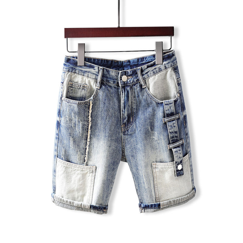 Men's Short Jeans Pants with P - огляд і ціна Street Fashion Jeans