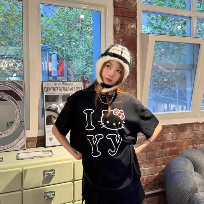 Short-Sleeved Sanrio Summer Pu - огляд і ціна Street Summer Fashion