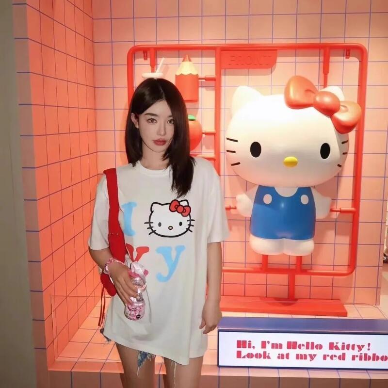 Short-Sleeved Sanrio Summer Pu - огляд і ціна Street Summer Fashion