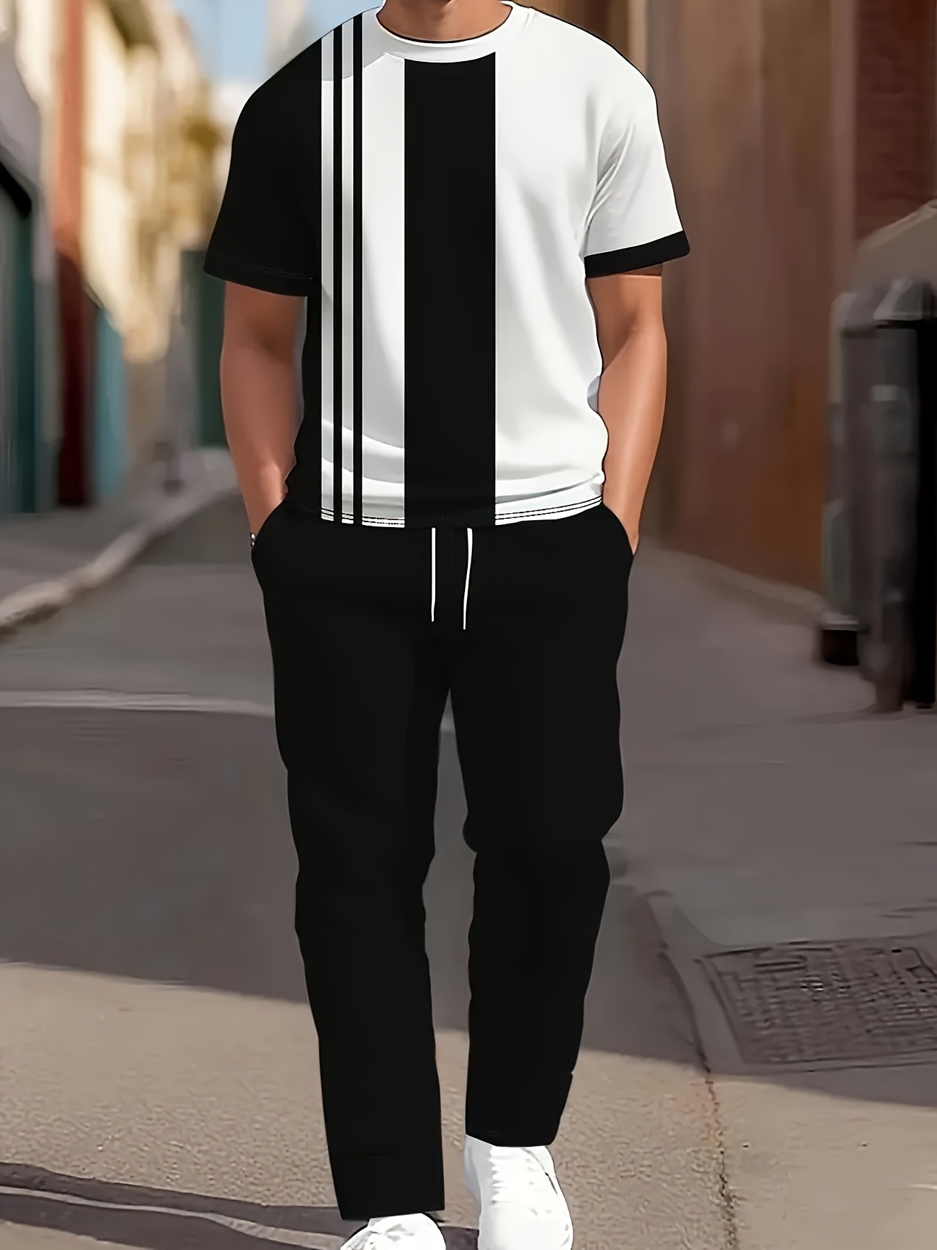 2026 Summer New Men's Short-Sl - огляд і ціна Street Summer Fashion