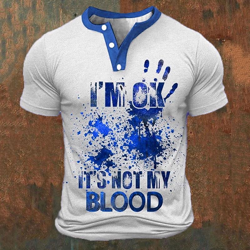 Funny 3D Letter Print Men's He - огляд і ціна Street Summer Fashion