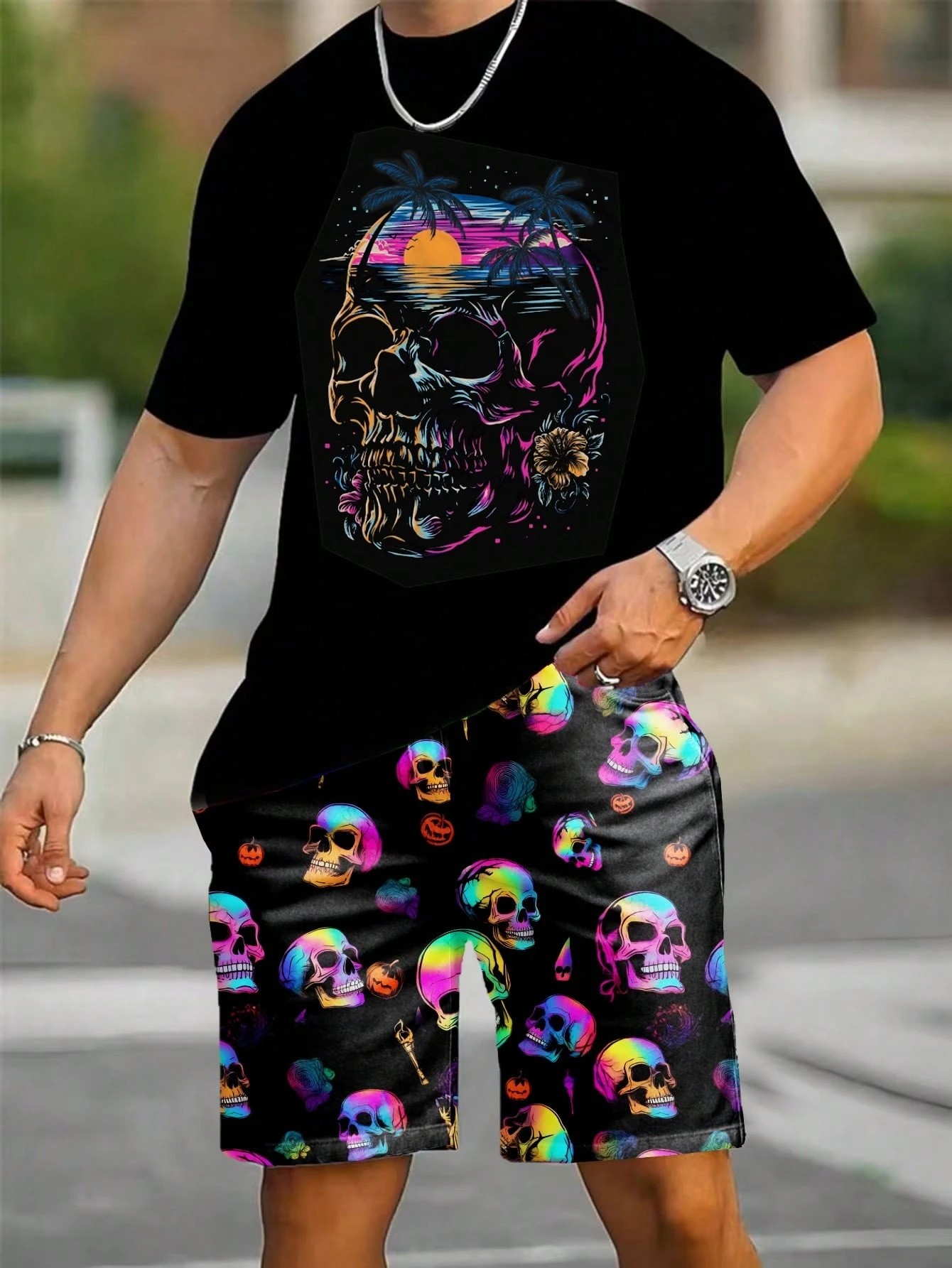 2026 Summer New Men's Short-Sl - огляд і ціна Street Summer Fashion