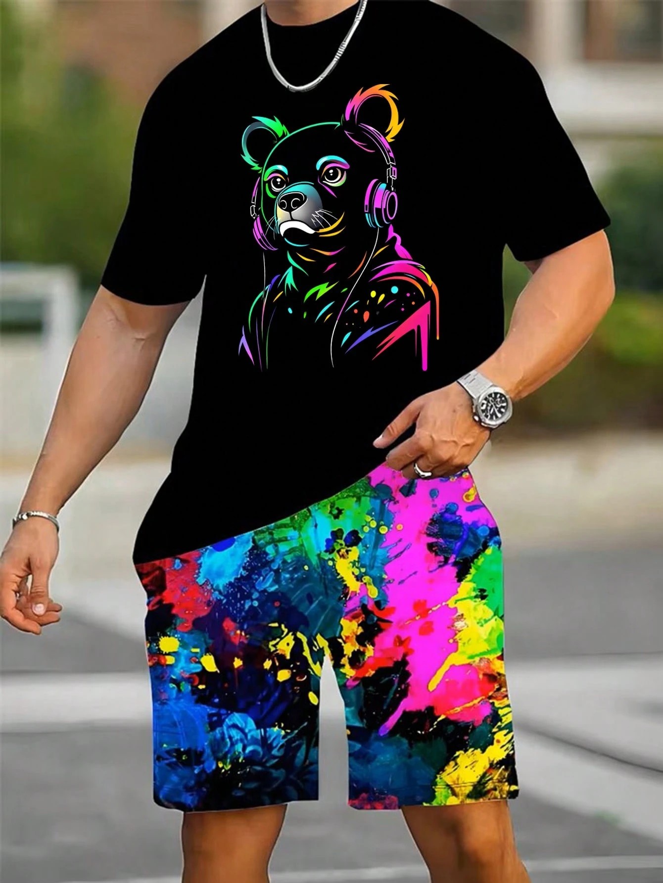 2026 Summer New Men's Short-Sl - огляд і ціна Street Summer Fashion